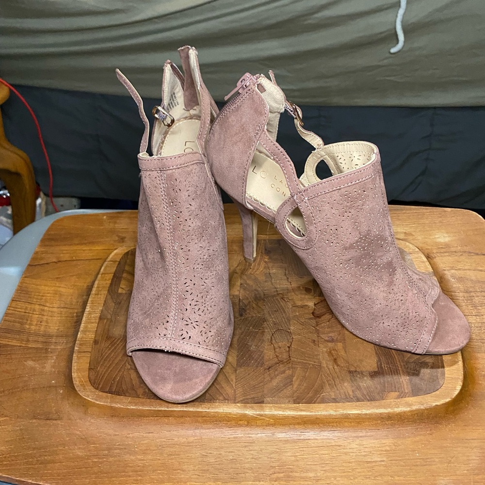 Lauren Conrad Carmel Mauve 3 1/2 “ heels